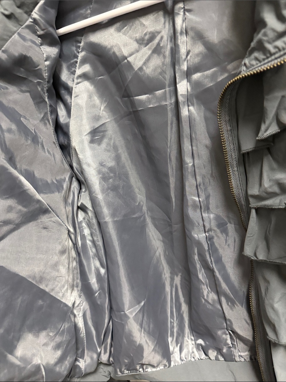 Luii Ruffle Front Full Zip Jacket - Picture 6 of 7